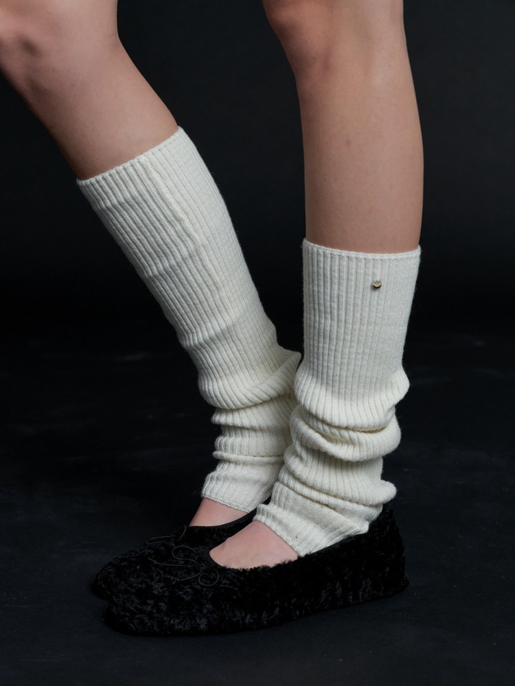 Basic Rib Wool Leg Warmer_3COL (L234MSC010)